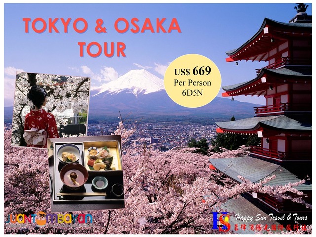 6D5N Tokyo & Osaka Tour