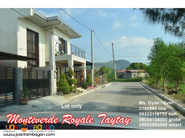 Monteverde Royale Lot Sale n Taytay Overlooking near Club Manila East