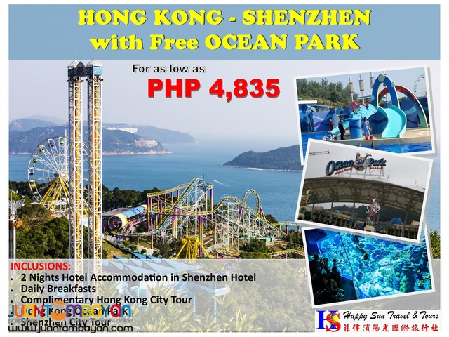 Hong Kong Tour with Ocean Park