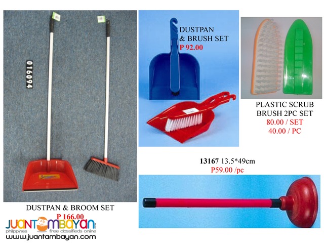 Dustpan Broom Magic Duster Window Washe Rubber Plunge Mop Head