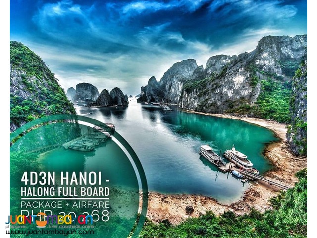 4D3N HANOI with OVER NIGHT HALONG BAY FULL BOARD PACKAGE + AIRFARE