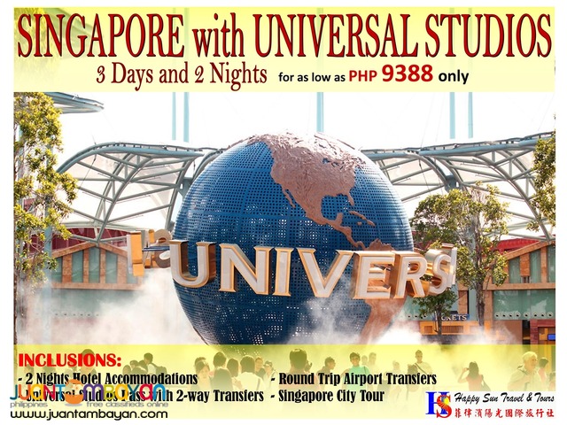 Singapore Tour with Universal Studios