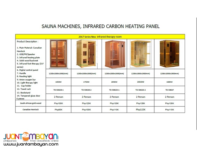Sauna Machines
