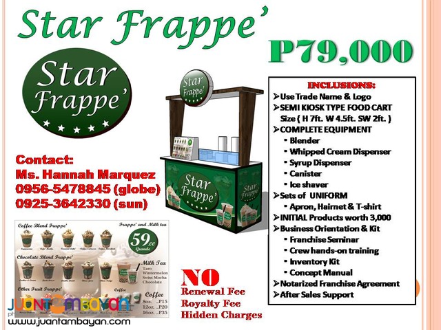 Star Frappe - Affordable Frappe, Milk Tea and Coffee Franchise