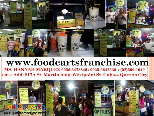 Sip Fries Food Cart Franchise - Affordable French Fries On The Go