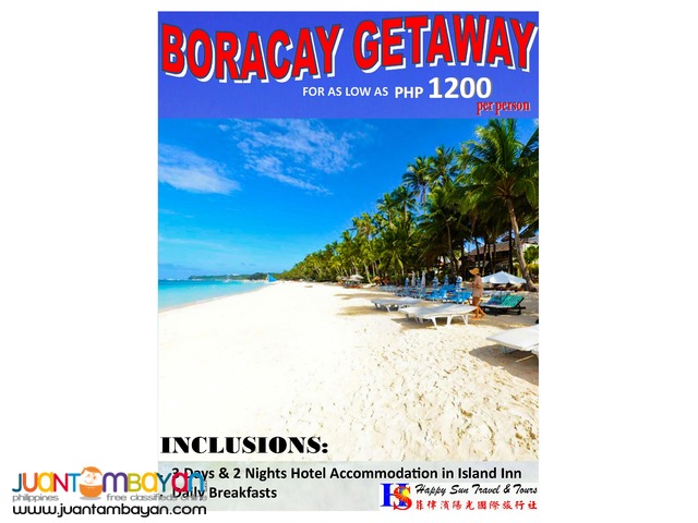 3D2N Boracay Package