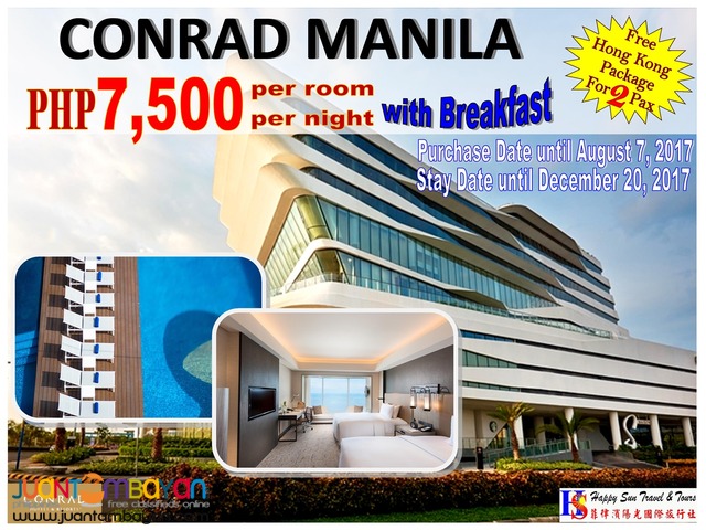 Conrad Manila Hotel Promo with Free Hong Kong Package