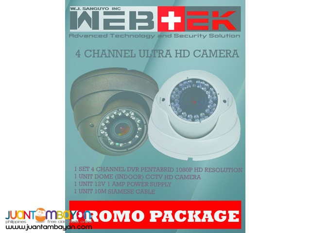CCTV HD camera promo package 1