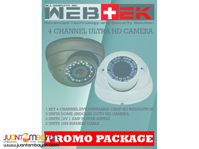 CCTV HD camera promo package 2