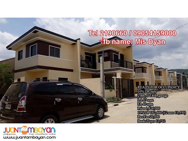 Birmingham Alberto Pagibig House n Lot for Sale 7K monthly