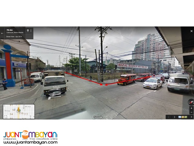 commercial lot for lease Rizal Ave. Caloocan City