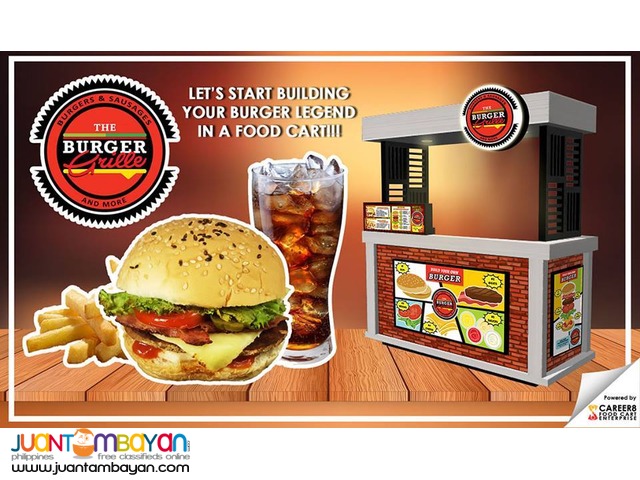 food cart franchise, burger grill, build your own burger!