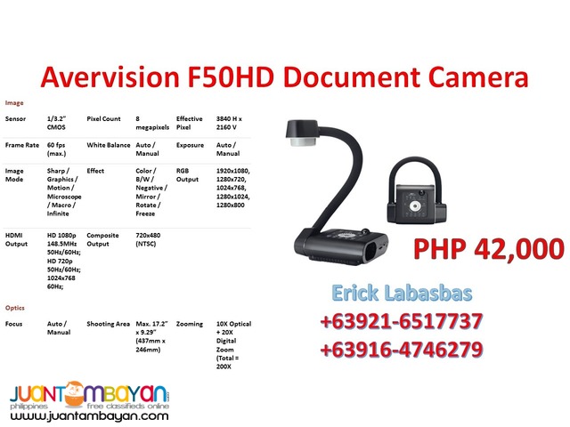 Avervision Document Camera