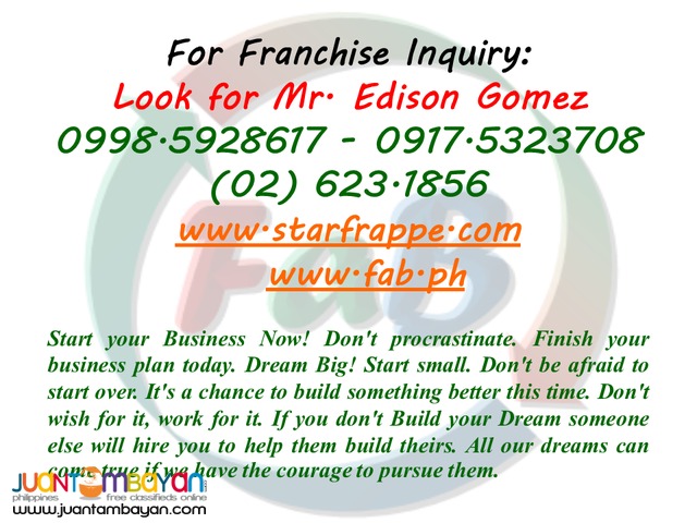 Food Cart Kiosk Business 0917-1254451/ 0933-8262370
