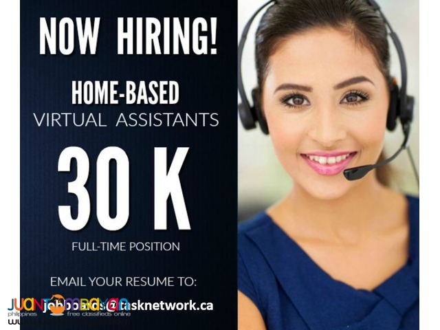 Full Time Home-Based Virtual Assistants Full Time Home-Based Virtual Assistants
