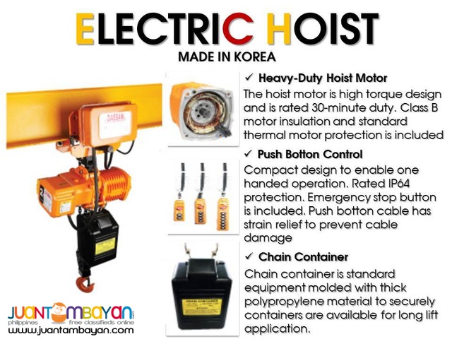 ELECTRIC HOIST CHAIN