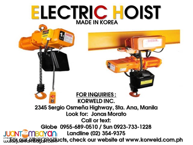 ELECTRIC HOIST CHAIN