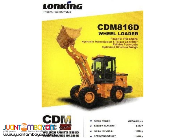 CDM816 Wheel Loader (Yituo Engine) 