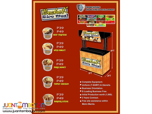 Bochok Rice Meal , 2in1 and 3in1 combination package