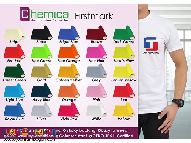 T Shirt Printing Business - Chemica Firstmark Heat Transfer Vinyl