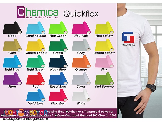 T Shirt Printing Business - Chemica Quickflex Heat Transfer Vinyl