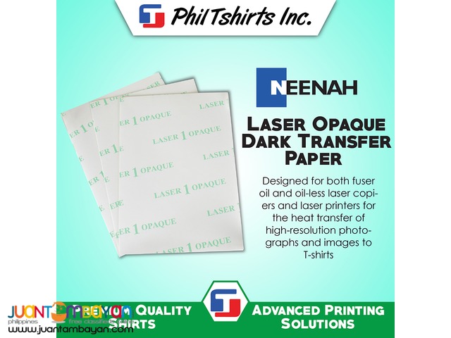 T Shirt Printing Business - Laser Opaque Dark Transfer Paper A4 T Shirt Printing Business - Laser Opaque Dark Transfer Paper A4
