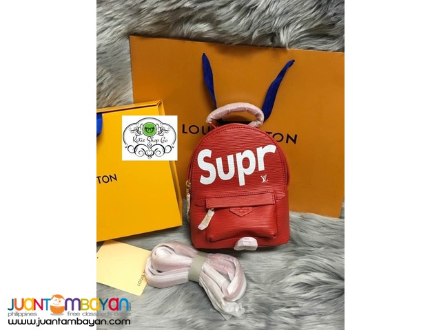 LOUIS VUITTON BACKPACK - LV SUPREME RED BACKPACK
