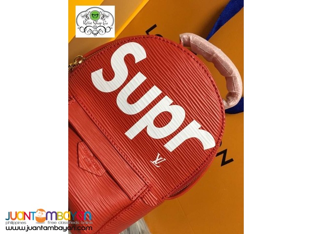 LOUIS VUITTON BACKPACK - LV SUPREME RED BACKPACK
