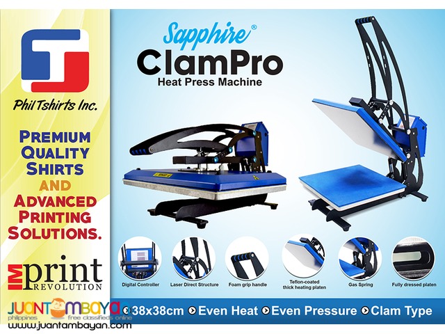 T Shirt Printing Business - Sapphire ClamPro Heat Press Machine