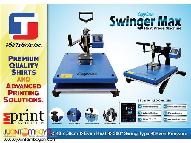 T Shirt Printing Business - Sapphire Swinger Max Heat Press Machine