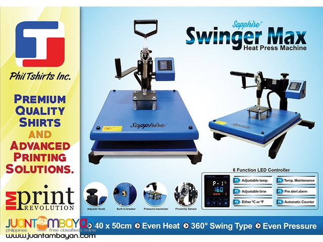 T Shirt Printing Business - Sapphire Swinger Max Heat Press Machine T Shirt Printing Business - Sapphire Swinger Max Heat Press Machine