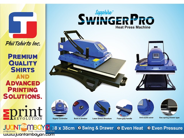 T Shirt Printing Business-Sapphire Swinger Pro Heat Press Machine