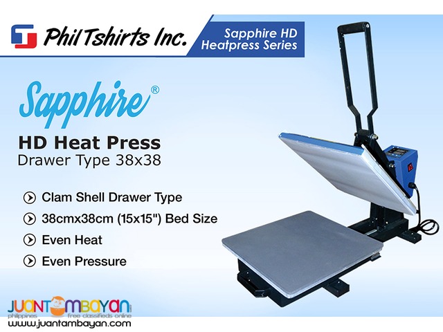 T Shirt Printing Business - Sapphire HD Heat Press Machine Drawer Type