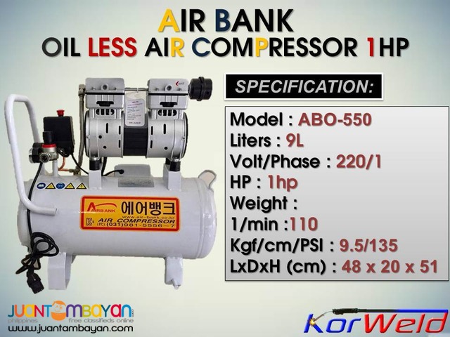 Air Compressor Oil less