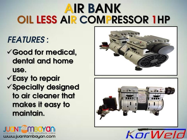 Air Compressor Oil less