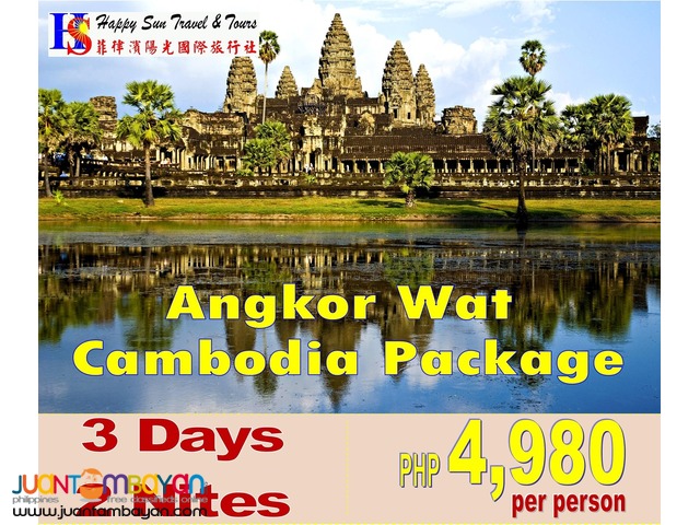 3D2N Cambodia: Angkor Wat Tour Package