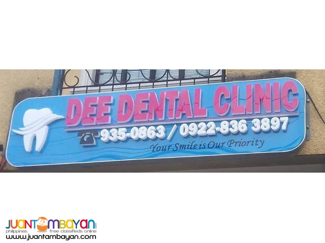 Acrylic Signage (Build-Up;Cut-Out;Lighted;Non-Lighted)