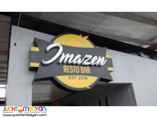 Acrylic Signage (Build-Up;Cut-Out;Lighted;Non-Lighted)