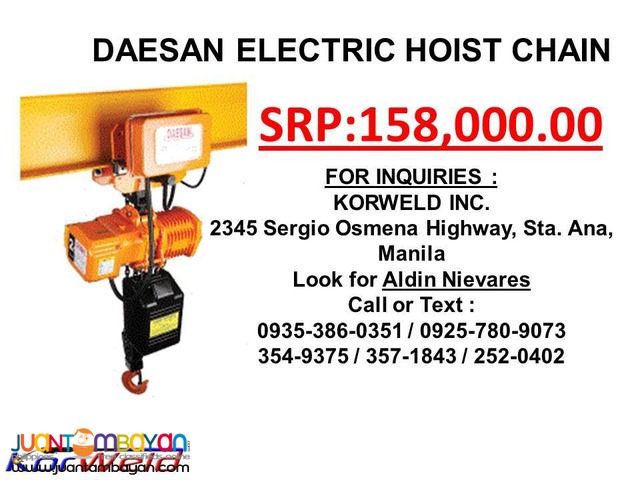 Electric Hoist Chain 2-Ton