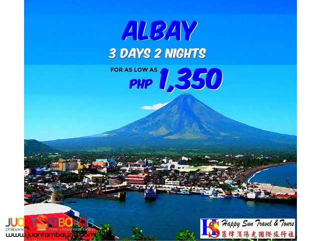 3D2N Albay Package 3D2N Albay Package