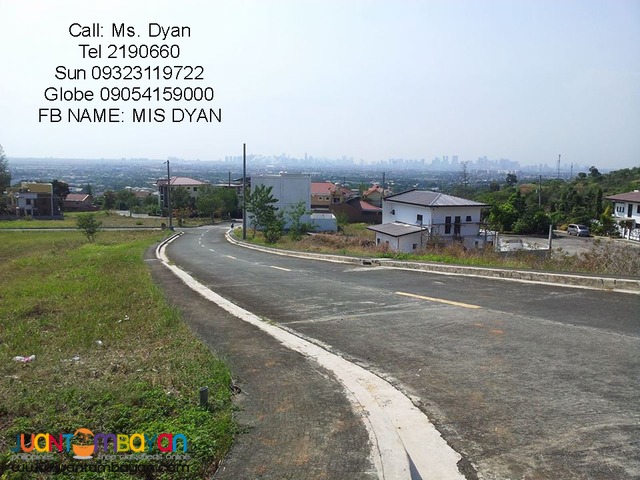 Overlooking Lot for Sale n Taytay nr ClubManilaEast Monteverde Royale