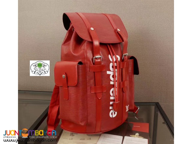 LOUIS VUITTON BACKPACK - LOUIS VUITTON CHRISTOPHER SUPREME BACKPACK