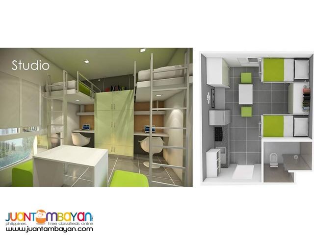 Studio Type Unit at Eagle's Nest Condo, Canduman, Mandaue City