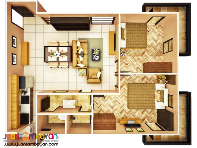 Affordable 2bedroom Condo Unit at Brentwood, Lapu-lapu City,Cebu