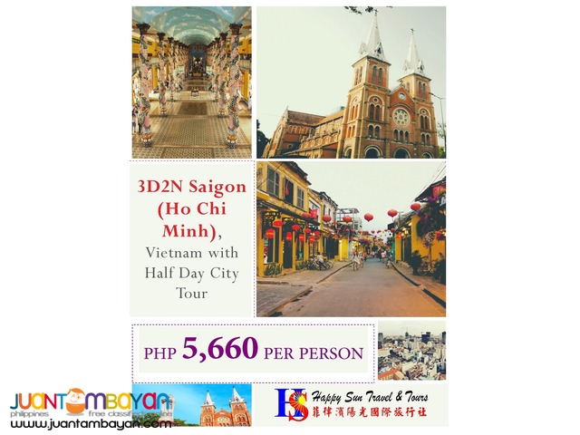 3D2N Saigon (Ho Chi Minh) Tour Package
