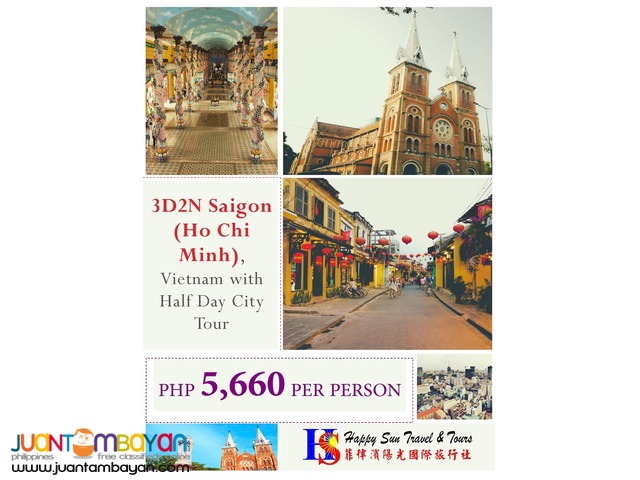3D2N Saigon (Ho Chi Minh) Tour Package 3D2N Saigon (Ho Chi Minh) Tour Package
