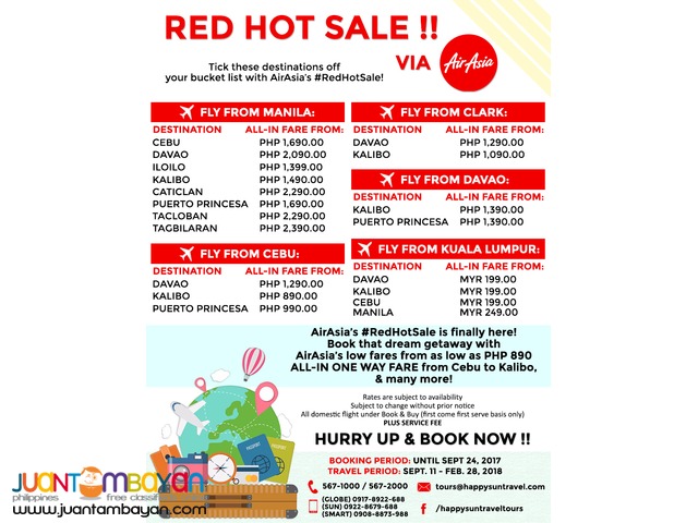 Domestic & International Flight - RED HOT SALE