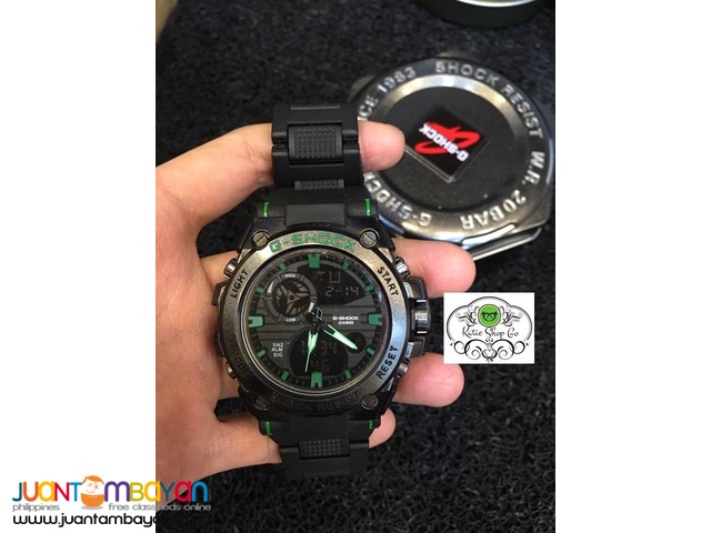 CASIO G SHOCK - GSHOCK METAL FACE WITH RUBBER STRAP