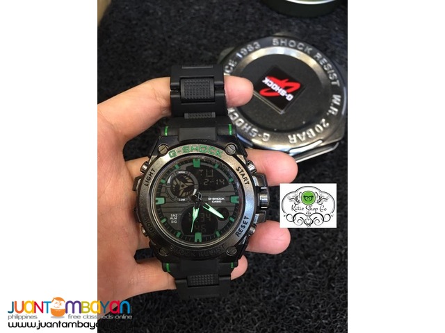 CASIO G SHOCK - GSHOCK METAL FACE WITH RUBBER STRAP