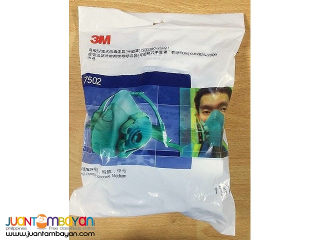 3M 7502 7-piece Respirator Spray Painting  Face Mask 